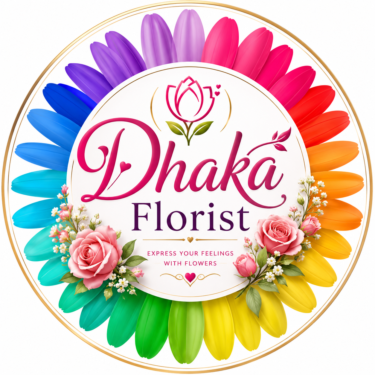 Dhaka Florist Logo